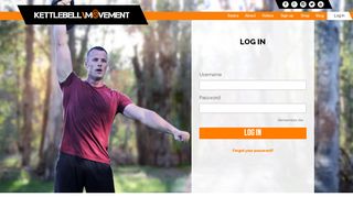 
                            3. Log In - Kettlebell Gym