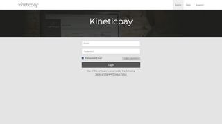 
                            6. Log In | Kineticpay