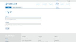 
                            4. Log in | KLEEMANN
