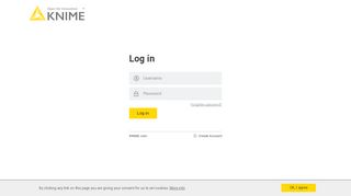 
                            1. Log in | KNIME