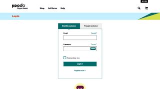 
                            3. Log in | KOODO