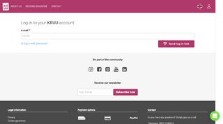 
                            2. Log in | kruu.com