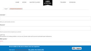
                            5. Log in | Label Academy