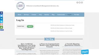 
                            3. Log In | Landmark Management Services