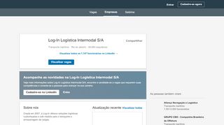 
                            9. Log-In Logística Intermodal S/A | LinkedIn