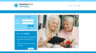 
                            4. Log in - Member Portal - Keystone First VIP Choice