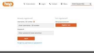 
                            8. Log In | Michigan Health Insurance | HAP