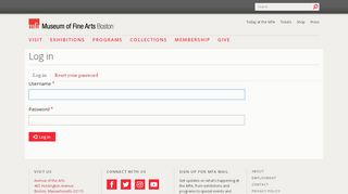 
                            4. Log In | Museum of Fine Arts, Boston