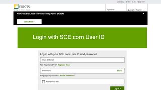 
                            1. Log In | My SCE | Home - SCE