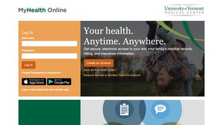 
                            6. Log In - MyHealth Online - The University of Vermont ...