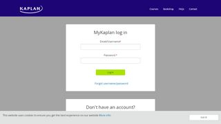 
                            6. Log in - mykaplan.co.uk