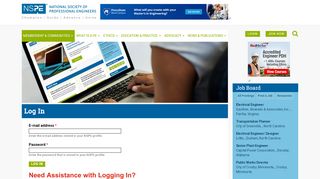 
                            9. Log in | National Society of Professional Engineers