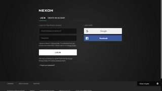 
                            4. Log in - Nexon