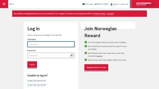 
                            8. Log in | Norwegian Reward