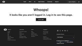 
                            7. Log In | Oculus