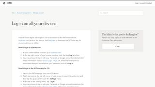 
                            8. Log in on all your devices – Help