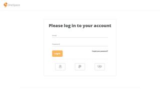 
                            10. Log In | OneSpace