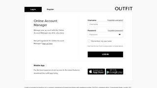 
                            10. Log In - Online Account Manager | Outfit