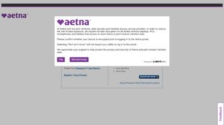 
                            10. Log In or Register - Aetna