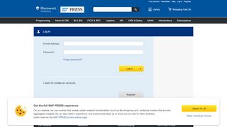 
                            1. Log in or Register | SAP PRESS