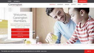 
                            1. Log in or register to your account | Careington …