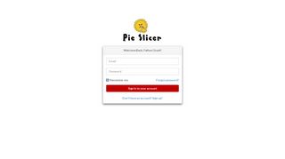 
                            2. Log In - Pie Slicer