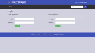 
                            8. Log In - portal akademik mahasiswa - Universitas Muhammadiyah ...