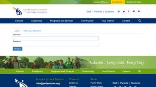 
                            4. Log in | Poudre School District