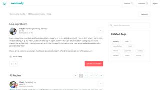 
                            4. Log-In problem - Airbnb Community