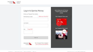 
                            4. Log in - Qantas Money