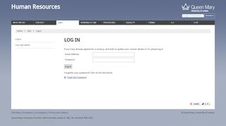 
                            9. Log in - Queen Mary, University of London, Queen Mary, University of ...
