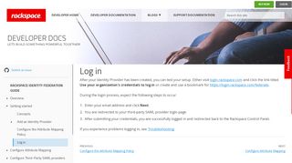 
                            5. Log in - Rackspace Developer Portal