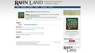 
                            2. Log in | RAHN LAND, Inc.