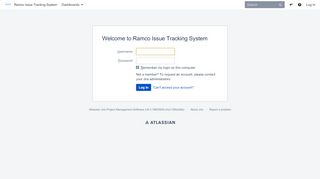 
                            9. Log in - Ramco Issue Tracking System