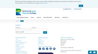 
                            2. Log in - Richmond upon Thames College