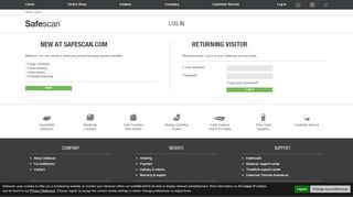 
                            2. Log in | Safescan.com