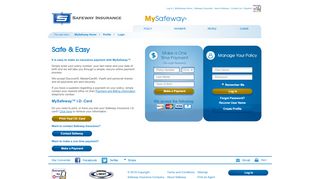 
                            2. Log In - Safeway Insurance