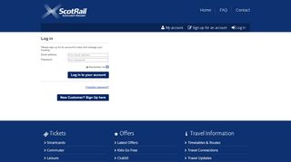 
                            2. Log in - ScotRail: Train tickets, travel information, train times ...