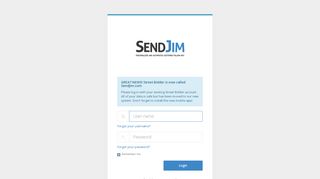 
                            4. Log In - SendJim