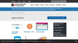 
                            1. Log-in services | Bournemouth University