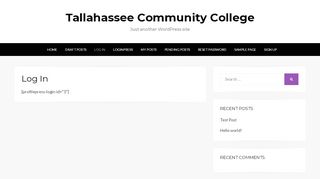 
                            2. Log in - Tallahassee Community College