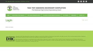 
                            5. Log In - TASC test