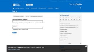 
                            5. Log in | TeachingEnglish | British Council | BBC