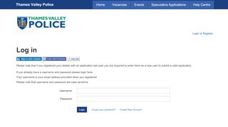 
                            4. Log in - Thames Valley Police