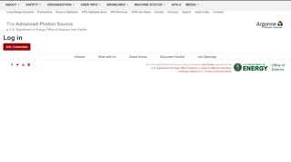 
                            5. Log in - The Advanced Photon Source - Argonne National Laboratory
