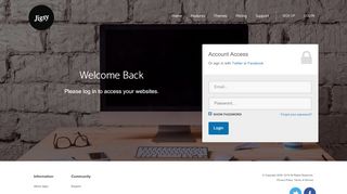 
                            4. Log In - The Easy Website Builder, it's free! Jigsy.com