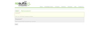 
                            2. Log in | The Results Companies