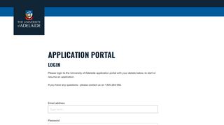 
                            3. Log in | The University of Adelaide