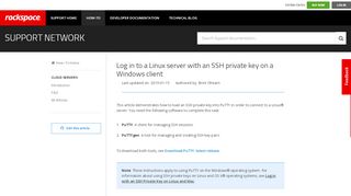 
                            3. Log in to a Linux server with an SSH private key on a ...