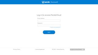 
                            2. Log in to access PandaCloud - Log in to Panda Account
